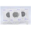 Image 1 : 1943 - 1944 PRE/POST FRANCE WW2 ONE FRANC COINS