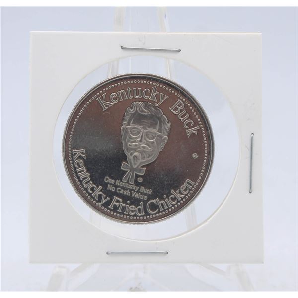VINTAGE 1980 KFC COIN KENTUCKY BUCK 25 YEARS