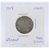 Image 1 : 1919 CANADA SILVER QUARTER 92.5% SILVER
