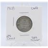 Image 1 : 1908 CANADA SILVER QUARTER 92.5% SILVER