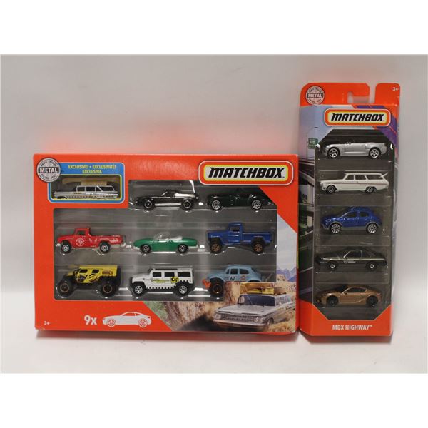(2) SEALED MATCHBOX PACKAGES