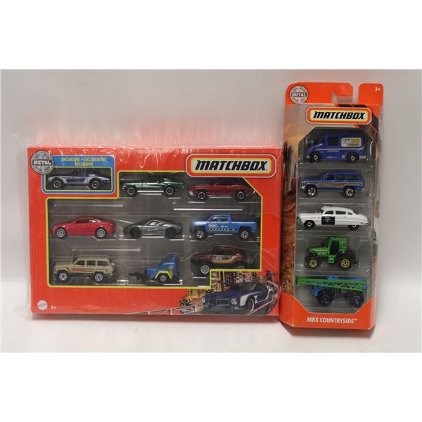 (2) SEALED MATCHBOX PACKAGES