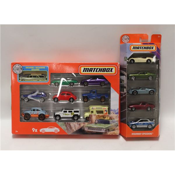 (2) SEALED MATCHBOX PACKAGES