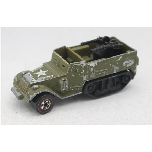 1974 HOT WHEELS REDLINE GUN BUCKET MILITARY HALF