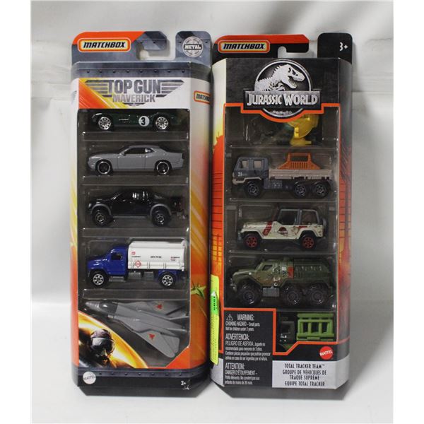 (2) SEALED MATCHBOX 5 PACKS DIECASTS