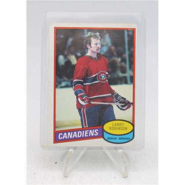 1980-81 O-PEE-CHEE LARRY ROBINSON #230 IN CASE