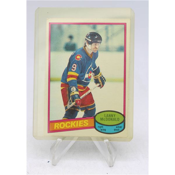 1980-81 O-PEE-CHEE LANNY MCDONALD #62 IN CASE