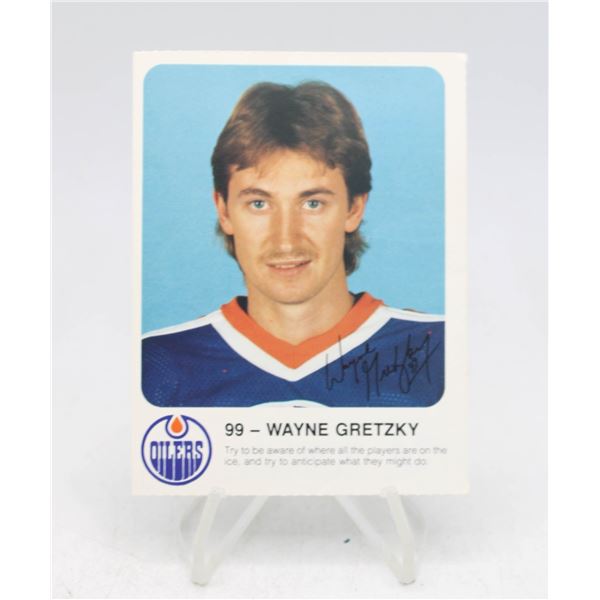 1985-1986 RED ROOSTER WAYNE GRETZKY POST HOCKEY