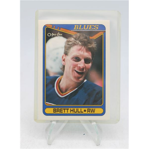 1990-91 O-PEE-CHEE BRETT HULL #77