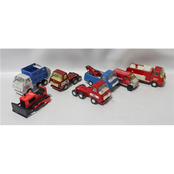 BUNDLE OF VINTAGE TONKA DIECASTS