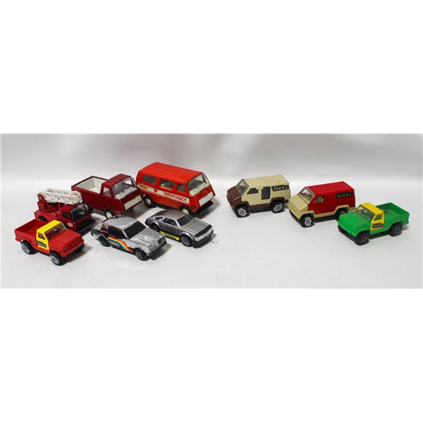 BUNDLE OF VINTAGE TONKA DIECASTS