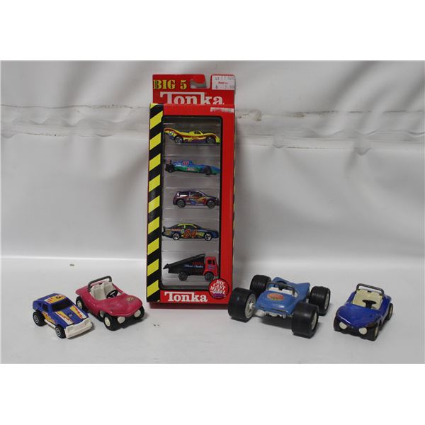 BUNDLE OF VINTAGE TONKA DIECASTS