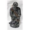 Image 1 : A WOLF ORIGINAL SOAPSTONE CARVING SEAL HUNTER