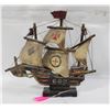 Image 1 : VINTAGE SANTA MARIA 1492 FOLK ART STYLE MODEL SHIP