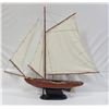 Image 1 : VINTAGE TWO MASTED GAFF-RIGGED SCHOONER