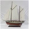 Image 1 : VINTAGE SAMACO 2 MASTED GAFF-RIGGED SCHOONER