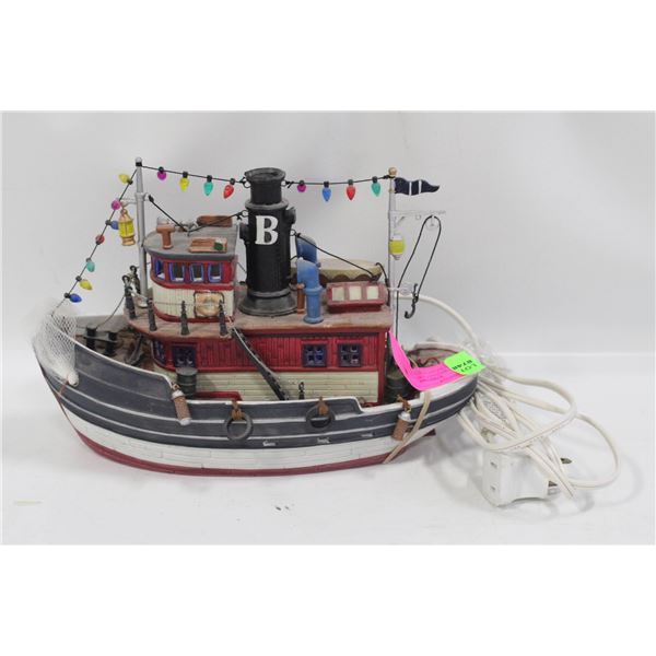 VINTAGE "BESSIE" DECORATIVE RIVER TUGBOAT LIGHTS