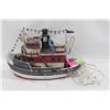 Image 1 : VINTAGE "BESSIE" DECORATIVE RIVER TUGBOAT LIGHTS