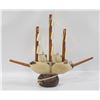 Image 1 : VINTAGE ECUADORIAN COCONUT & FRENCH IVORY