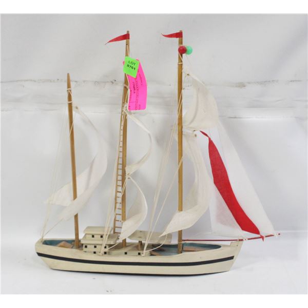VINTAGE DECORATIVE SAILING SHIP