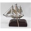 Image 1 : VINTAGE .925 STERLING SILVER BOAT  MADE IN MEXICO