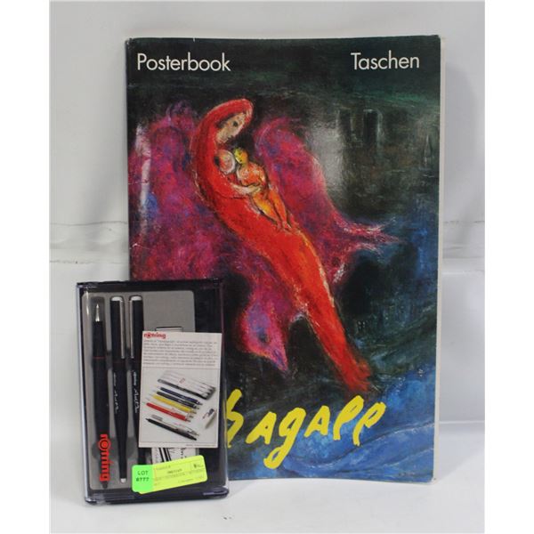 TASCHEN POSTERBOOK + ROTRING PEN SET