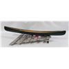 Image 1 : 30" GREEN CANOE REPLICA WITH DOCKING BASE