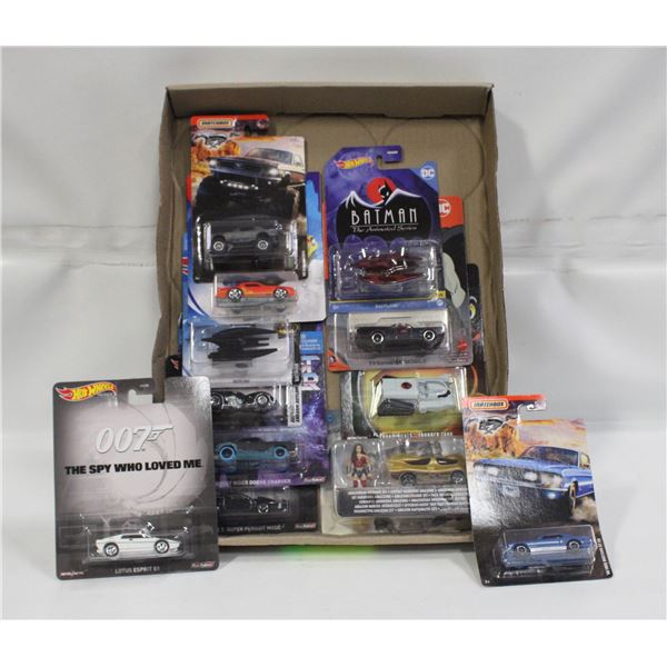 FLAT OF HOTWHEELS/MATCHBOX ASSORTMENT