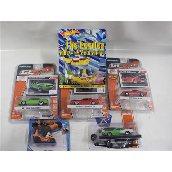 FLAT OF HOTWHEELS, M2 + GL MUSCLE DIECAST
