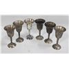 Image 1 : 6 MATCHING HBC E.P.BRASS MINI CHALACES