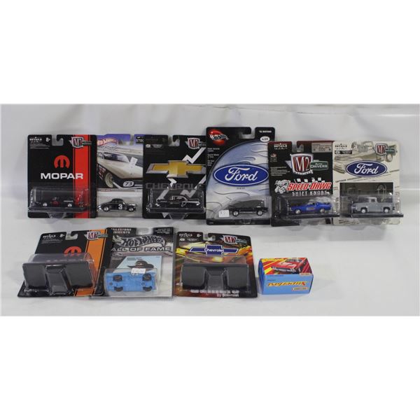 FLAT OF HOTWHEELS, M2 + MORE ASSORTMENT