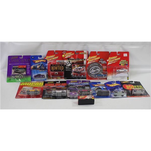 FLAT OF HOTWHEELS + JOHNNY LIGHTNING