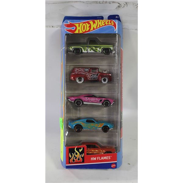 SEALED HOTWHEELS 5 PACK HW FLAMES