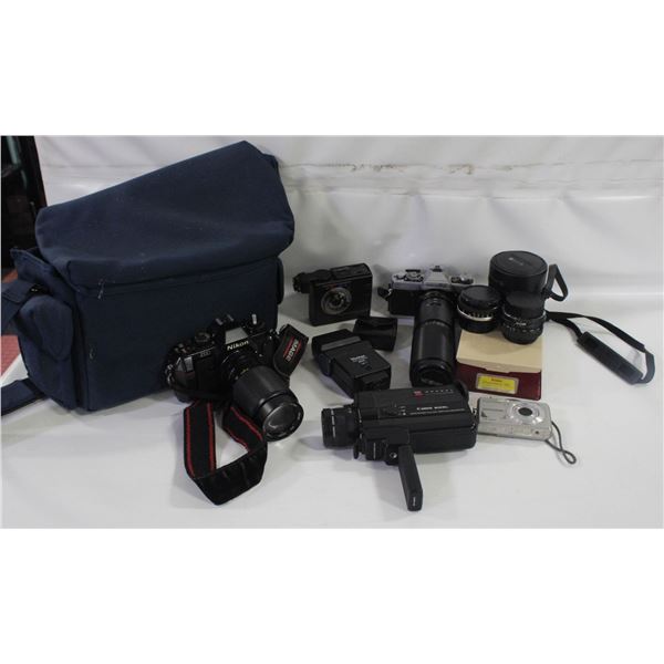 ESTATE VINTAGE CAMERA COLLECTION +