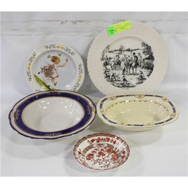 VINTAGE PORCELAIN/CERAMIC DOSHWARE