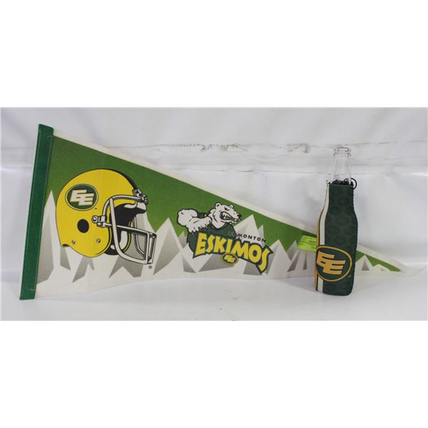 EDMONTON ESKIMOS WALL PENNANT +