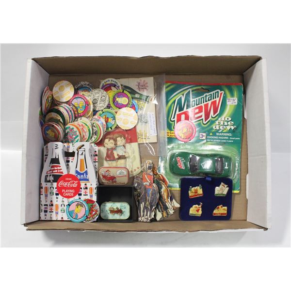 FLAT WITH COCA-COLA PLATING CARDS NEW +