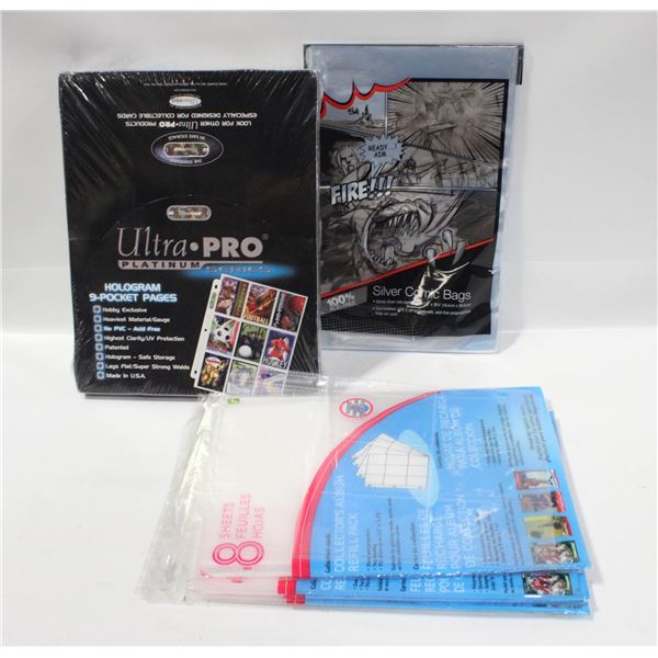 NEW COMIC SLEEVES + CARD SLEEVE SHEETS