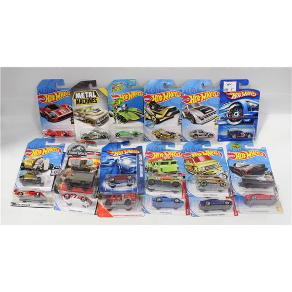 LOT OF SEALED HOTWHEELS, MATCHBOX AND METAL