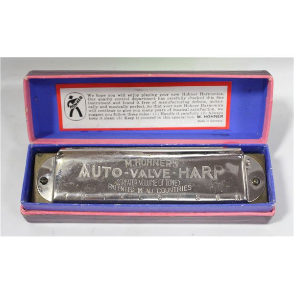 HOHNER AUTO VALVE HARP 10 HOLE DIATONIC HARMONICA