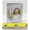Image 1 : SILVER PLATED ROSARY BOX WITH POPE BENEDICT XVI