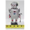 Image 1 : VINTAGE SCHYLLIN SPARKLING MIKE WALKING TIN ROBOT