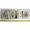Image 1 : LOT OF VINTAGE HOLY CARDS WITH PAINTED GOLD TRIMS