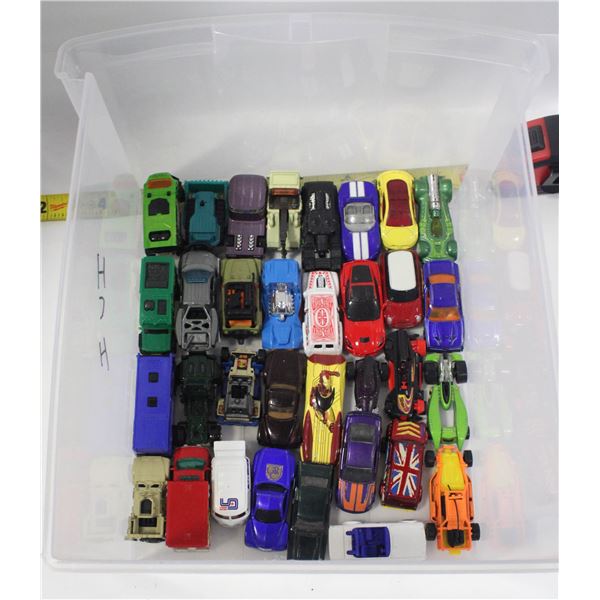 FLAT OF VARIOUS HOT WHEELS DIECAST CARS