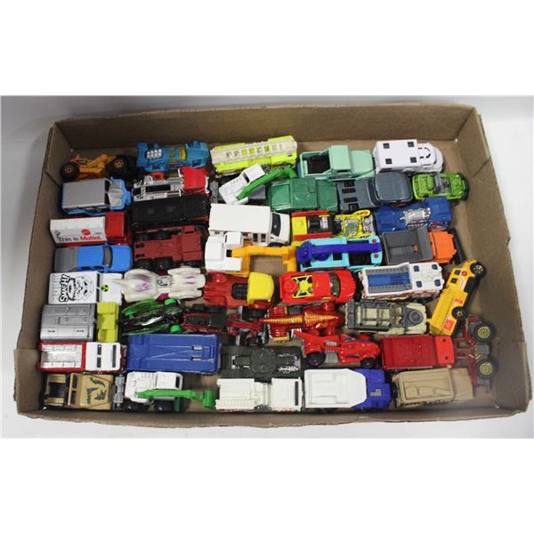 FLAT OF VARIOUS HOT WHEELS DIECAST CARS