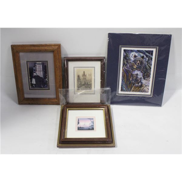 LOT OF FOUR COLLECTOR ARTWORKS