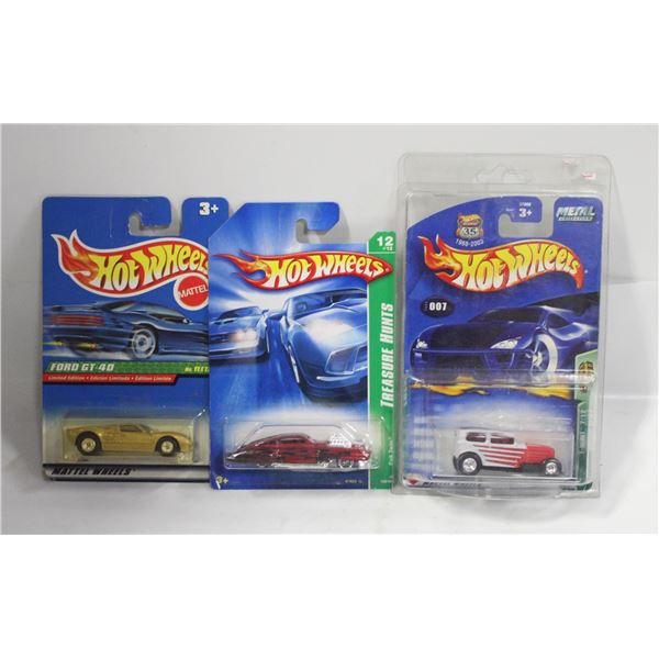 3 VINTAGE HOTWHEELS