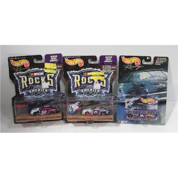 LOT OF 3 NASCAR COLEECTIBLES CARS