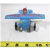 Image 1 : VINTAGE WIND UP TINPLATE TRAINING PLANE WITH ORG