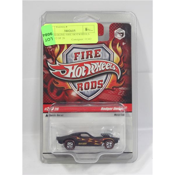 NEW REDLINE FIRE HOTWHEELS RODS #2 OF 26